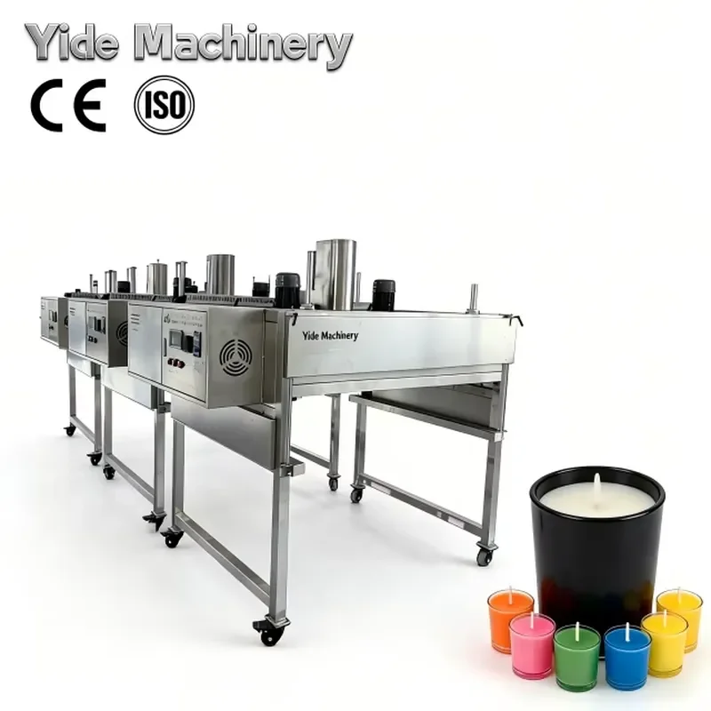 Factory Hot Sale Oven Candle Wax Preheating System Wax Melting Smoothing for Candle Production Line Stainless Steel