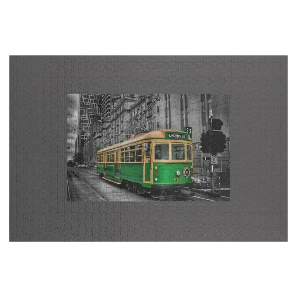 Melbourne W class Tram Jigsaw Puzzle Customized Toys For Kids Customized Picture Customized Photo Puzzle