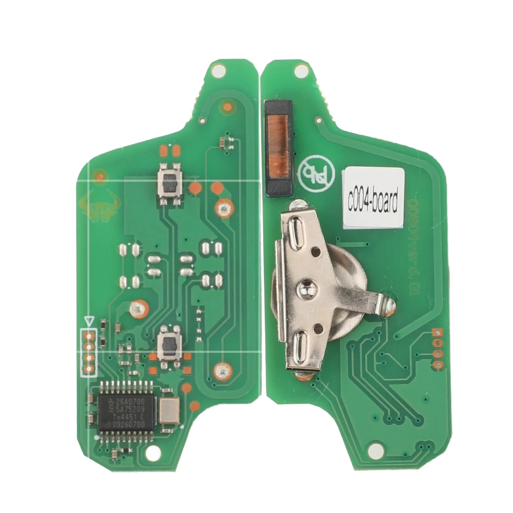 jingyuqin 8PS Fernbedienungs-ASK/FSK-Tastatur für Peugeot 207 307 308 407 607 807 für Citroen C2 C3 C4 C5 C6 CE523 CE536 7941 7946 Id46
