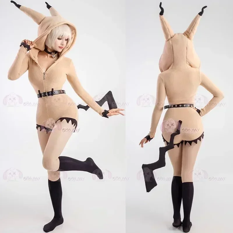 

Game Anime Mimikyu Cosplay Costumes Jumpsuits Halloween Carnival Party Loungewear NEW Comfortable Home Wear Role Play Uniform