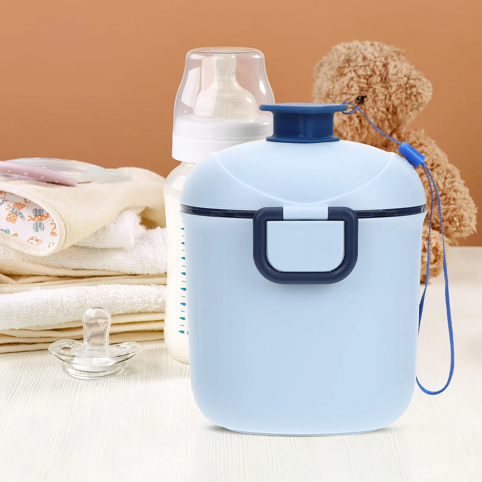 

Baby Formula Storage Box Portable Travel Milk Powder Container Leakproof Fresh Food Dispenser Infant Formula Dispenser on The Go