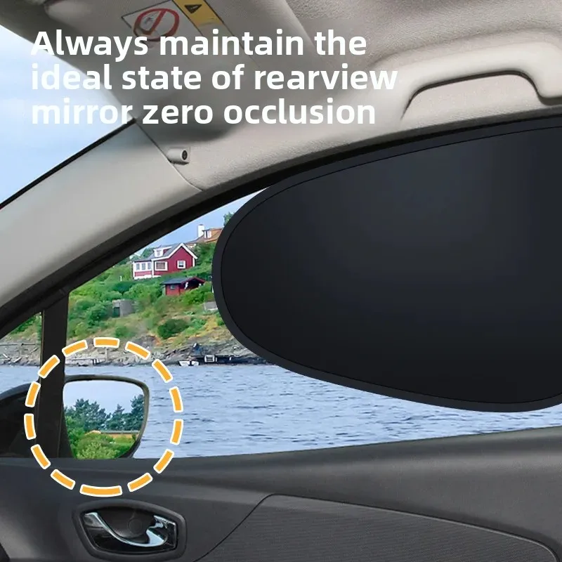 غطاء ظل من الشمس مكون من 4 طبقات لنافذة السيارة الجانبية ستائر كهرباء خفيفة للغاية للحماية من الشمس للطفل مانع للأشعة فوق البنفسجية 99.9% #3