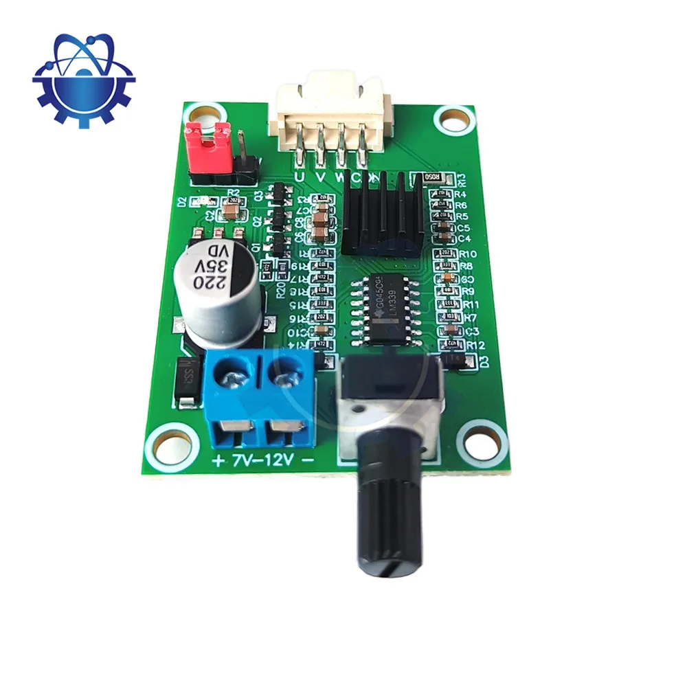 DC 7V-12V Brushless Motor Driver Board Module Speed Control Board CD/DVD-ROM Drive Controller Used For Electrical Cooling Fans