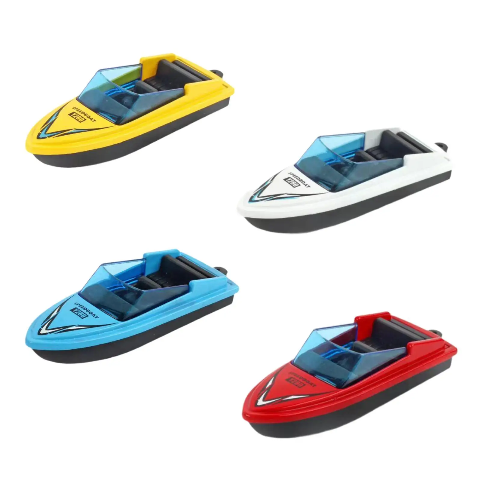 Mini Motorboat Model Alloy Simulation Speedboat for Adults Boys Girls Gifts