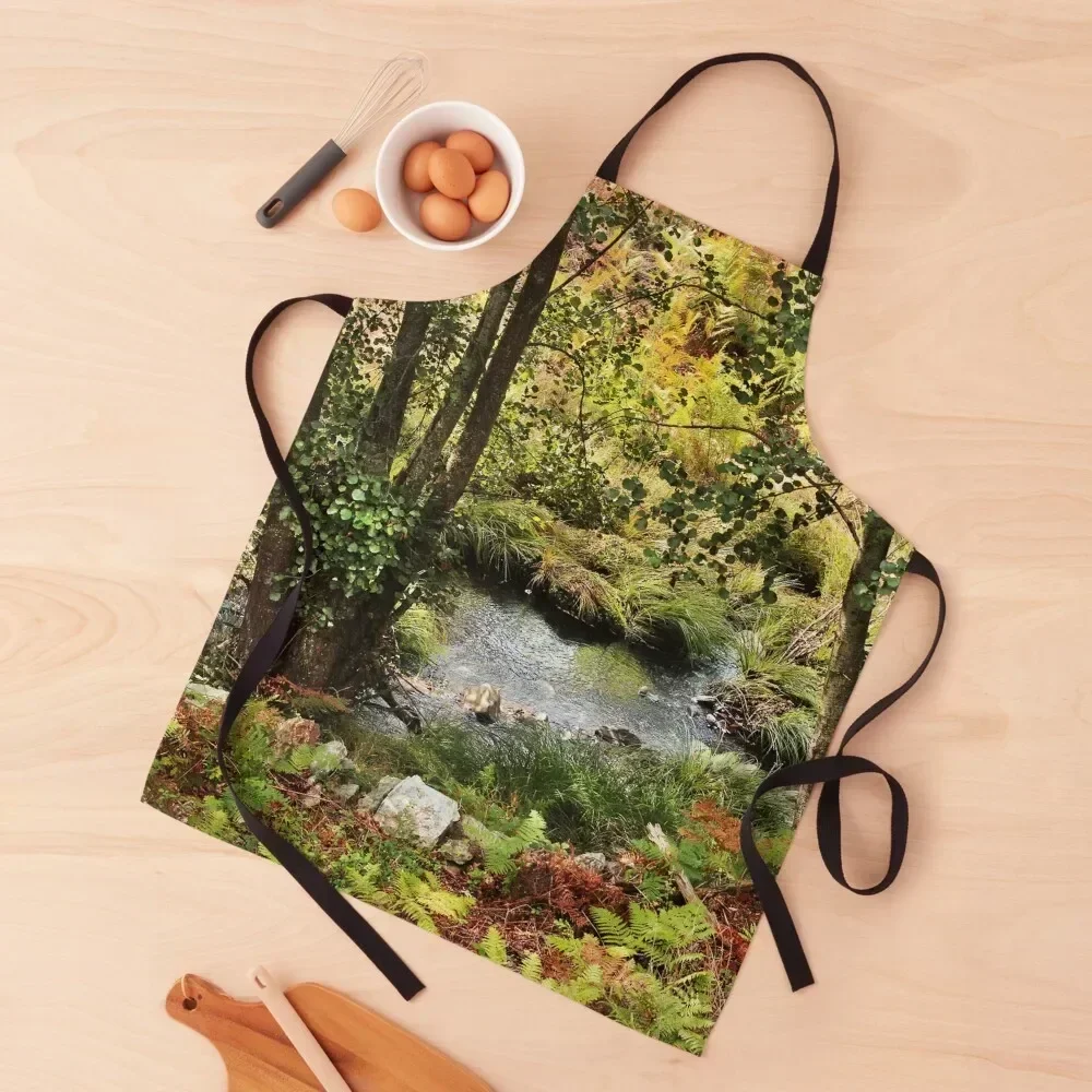

Forest and river under the sun Apron Kitchen accessories For Home Accessories Women Kitchen Barista Apron
