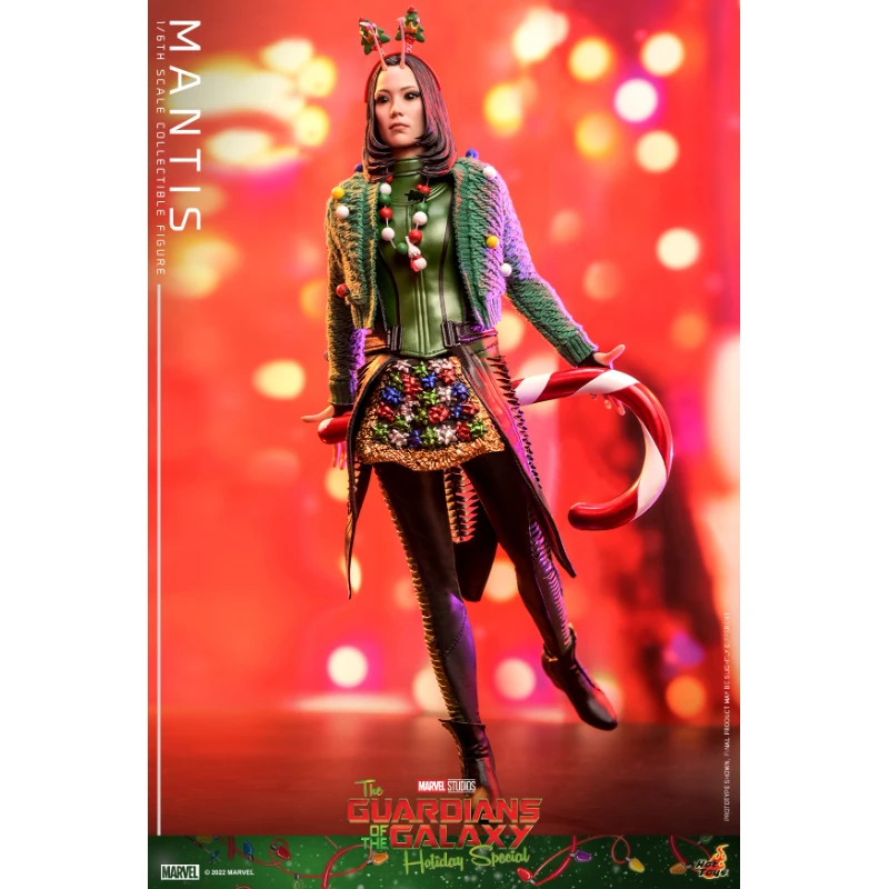 HotToys-Mantis Guardians of the Galaxy Natal Figura De Ação Especial, Modelo De Animação, Coleção De Presente De Brinquedo, 1:6, TMS094, Em Stock