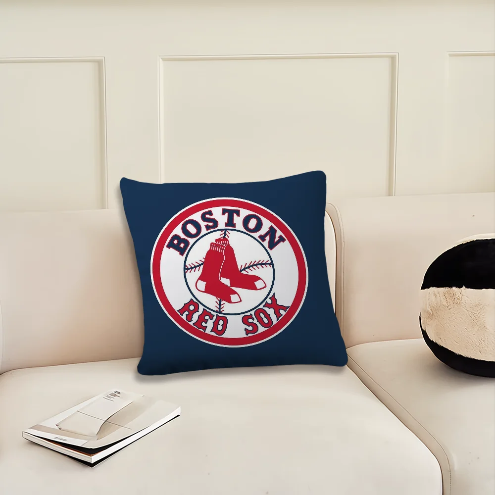 Baseball Boston R-Red S-Sox cushion cover Cushion Room Bedroom Headboard Sofa Living Backrest Nap Time Pillow Case