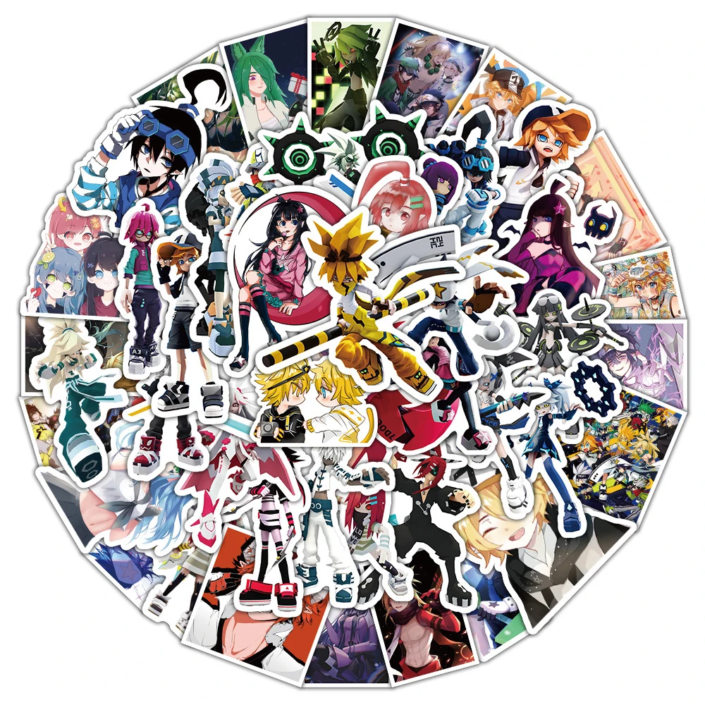 

10/30/50pcs Cool AOTU World Anime Stickers Cartoon Graffiti Sticker Toys DIY Suitcase Stationery Laptop Funny Sticker Decoration
