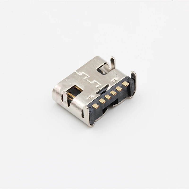 TYPE-C-31-M-17 USB connector 6-pin contact Type-C female rated power supply: 500mA operating temperature - 55 ℃~+85 ℃