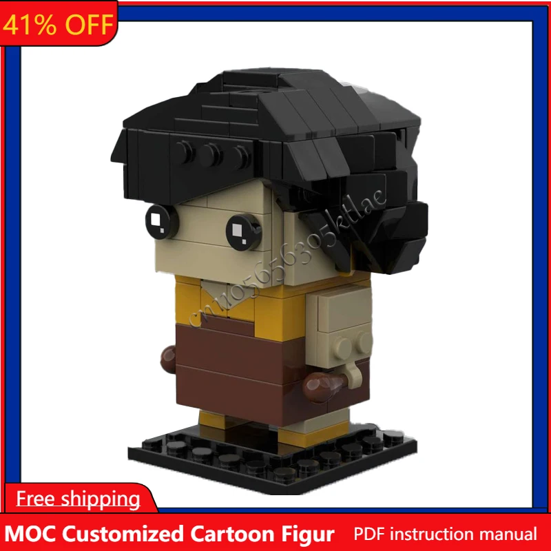 

167Pcs MOC Movie Characters Collect Series Personality Brickheadzes Model DIY Creative Puzzle Birthday Cartoon Anim Figures Toys