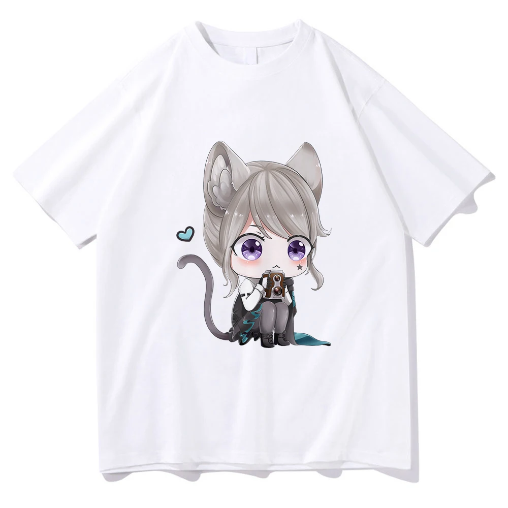 

Genshin Impact T Shirt Women Harajuku Aesthetic Lynette Short Sleeve T-shirt Classic Unisex Anime Cartoon Casual y2k Clothes Top