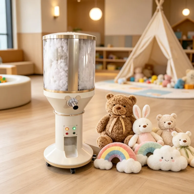 Hot New Arrival Teddy Bear Stuffing Equipment Portable Motor Toy Filling Machine 220V for Stuffed Animal Production Wholesale