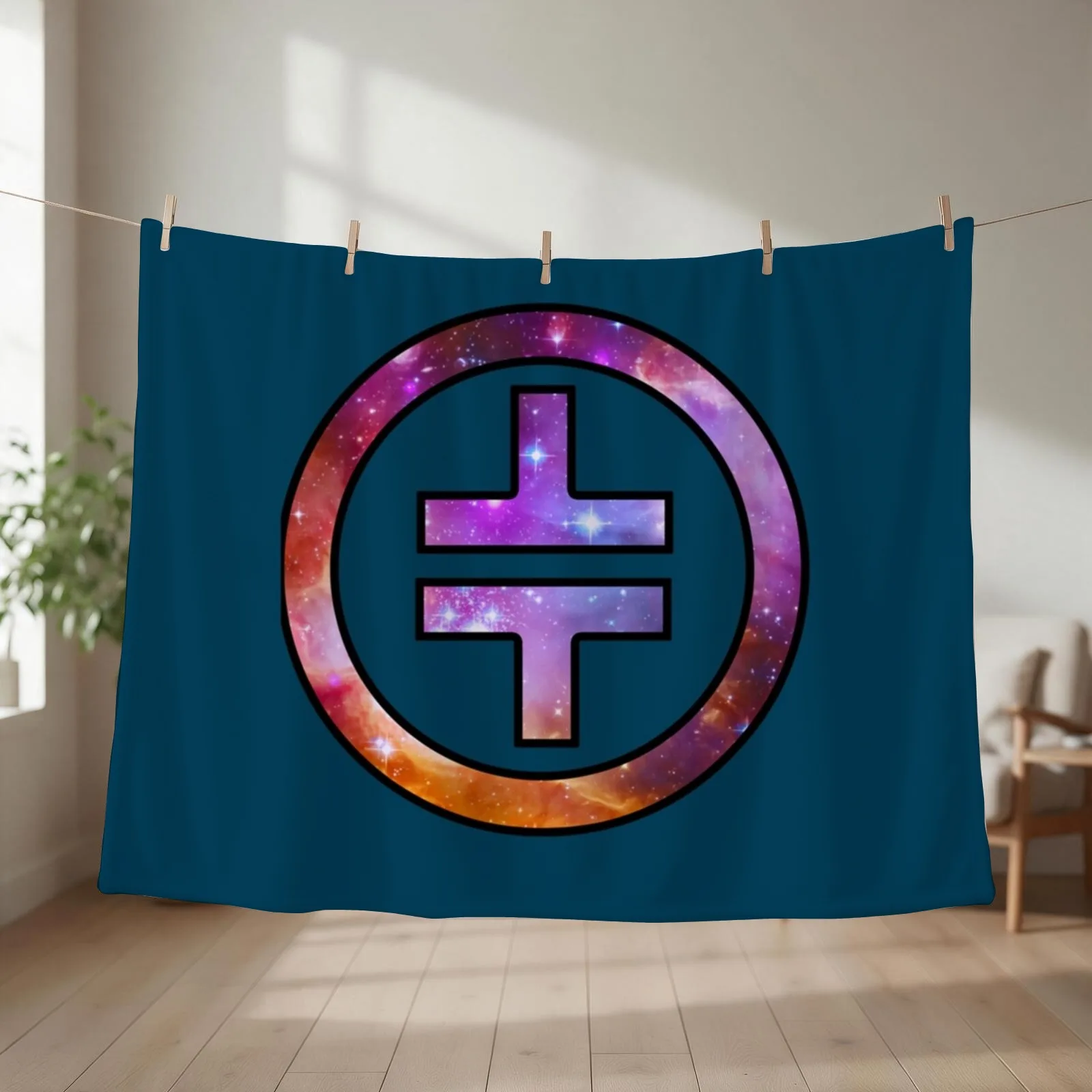 Take That - Galaxy Symbol Throw Blanket blankets and throws Cute Plaid Decorative Throw Single Blankets