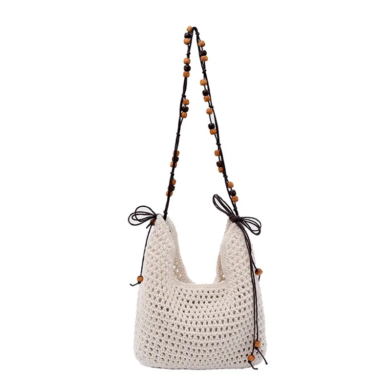 

Women's Handwoven Shoulder Tote Bag Large Capacity Bohemian Beach Summer Vacation Travel Casual