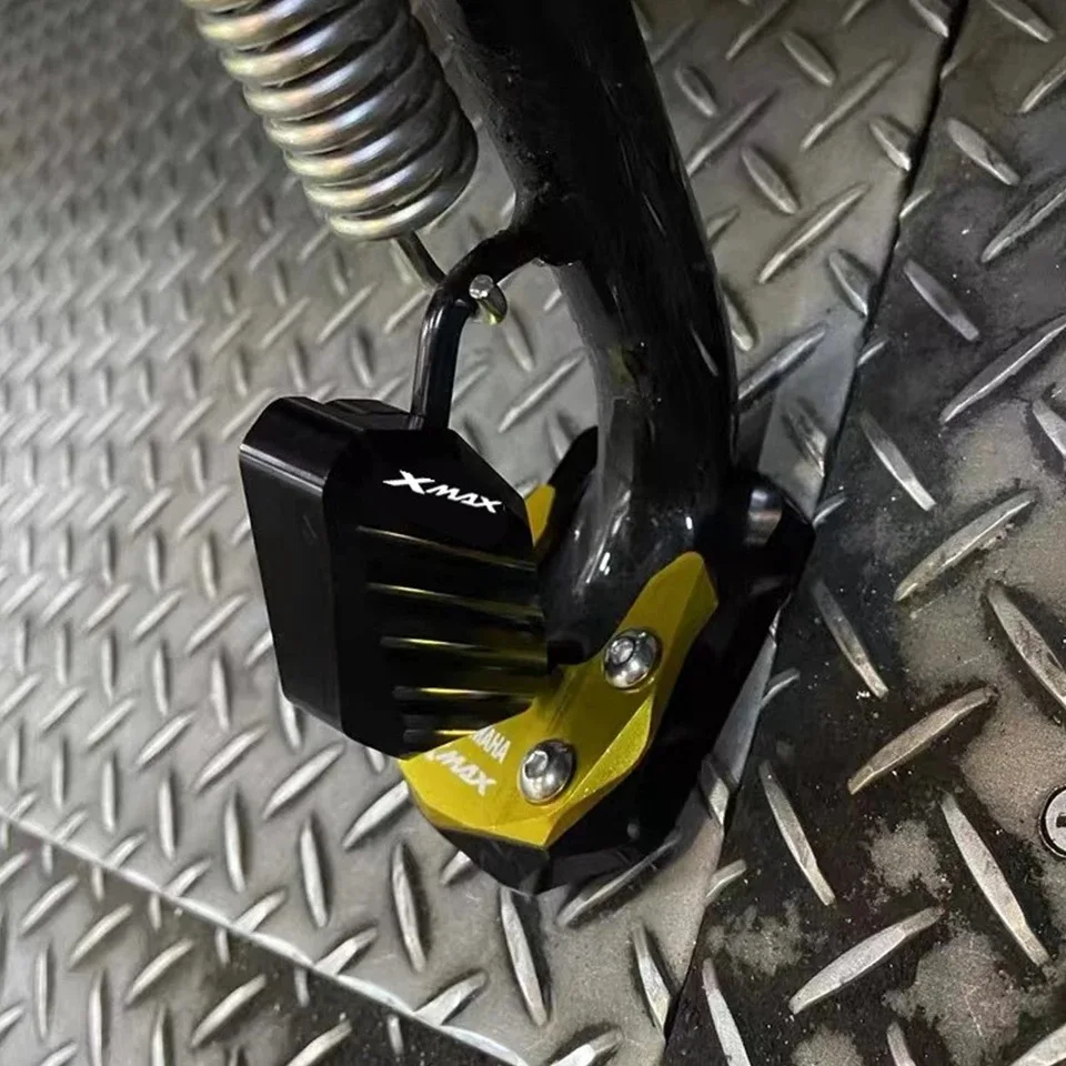 XMAX 25/250/300/400 For YAMAHA X-MAX 125 250 300 400 XMAX300 ALLYEARS Kickstand Side Stand Extension Pad Side Bracket
