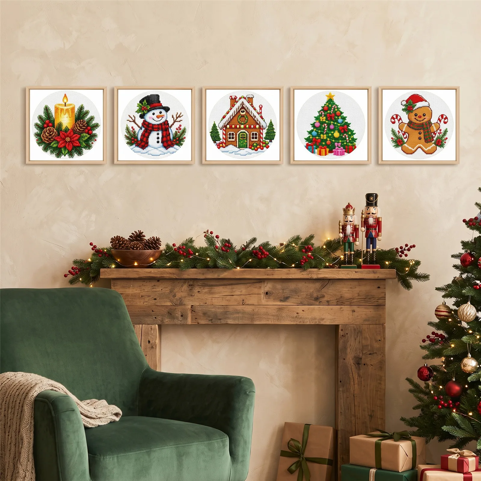 Kit de bordado para principian - Cross Stitch Stamped Kits Beginners reseña y precio