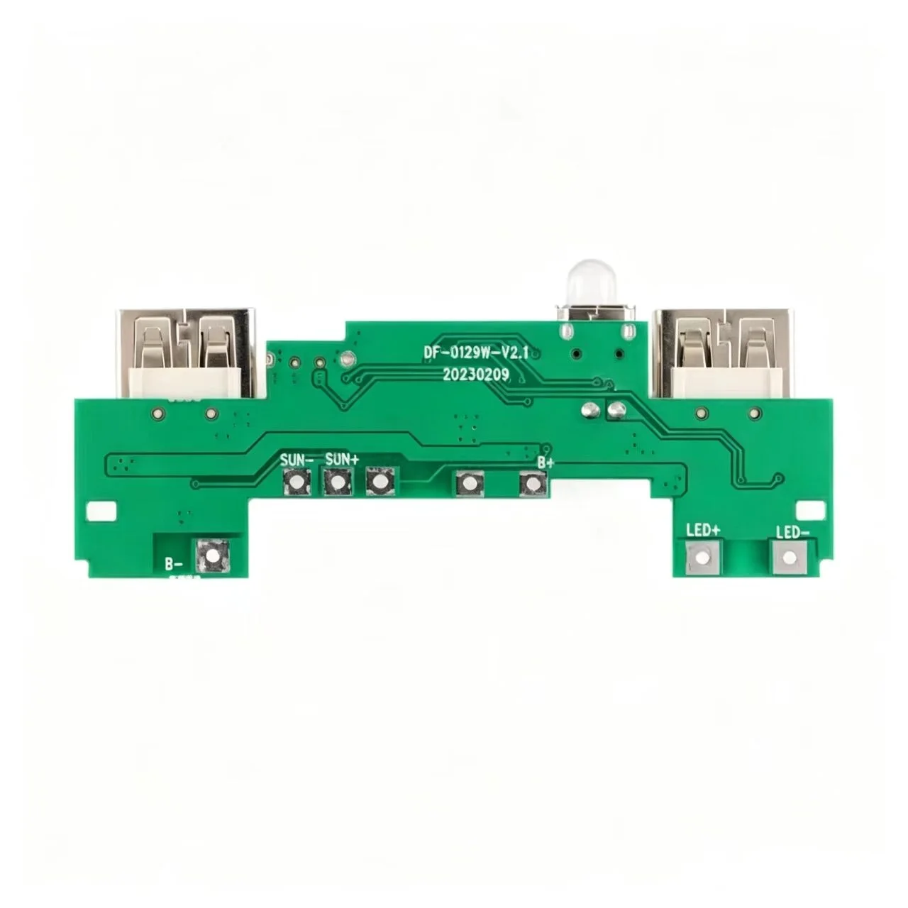 Solar Power Bank Boost Board Mobile Power Supply Mainboard with Charging and Discharging 5V2A Output