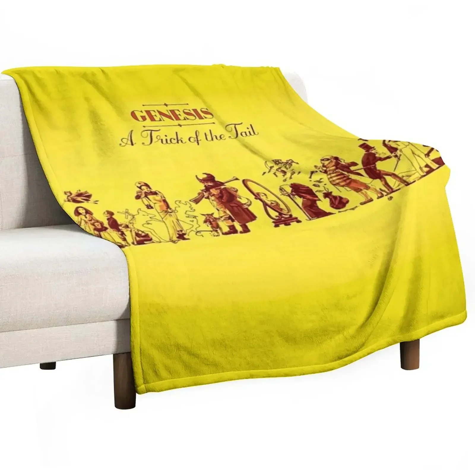 

A Trick of The Tail Throw Blanket for sofa sofa bed Luxury Brand Beach Blankets