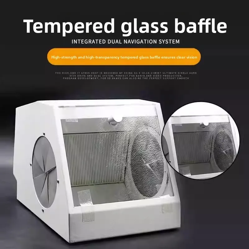 

Пылезащитный шкаф для пескоструйной обработки в стоматологии, с LED-подсветкой, для зуботехнических лабораторий, инструменты и материалы для стоматологов