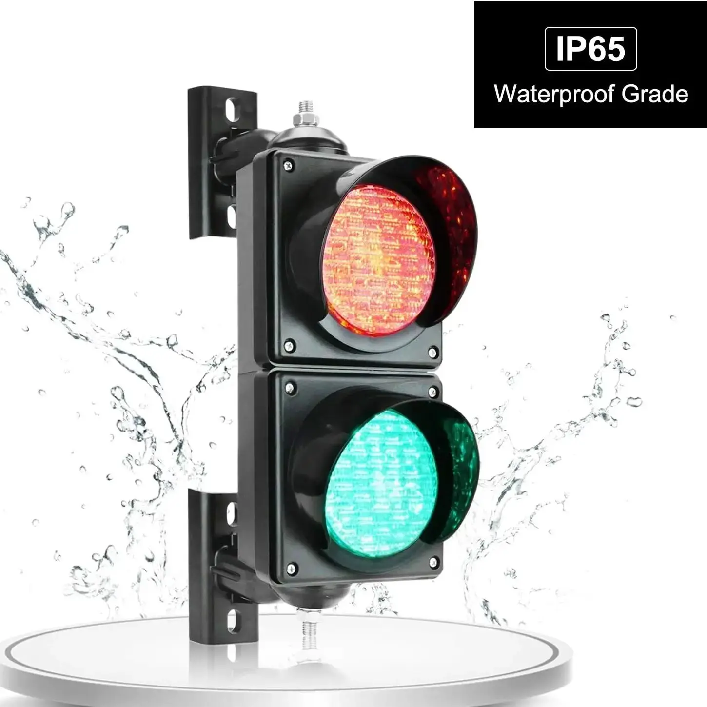 Factory Direct Sell 100mm Red Green Mini Traffic Signal Light 4 Inch Traffic Warning Light Remote Control School Teach Light