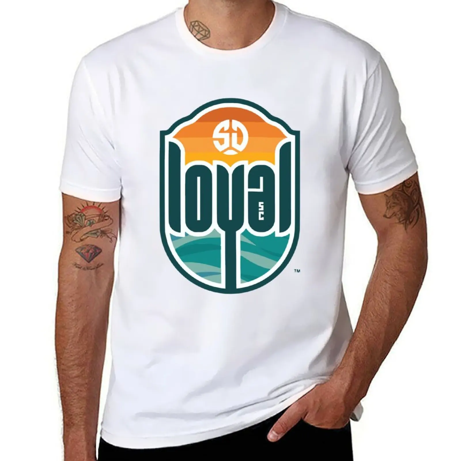 

San Diego Loyal Sc T-Shirt anime tshirt man t shirt heavy cotton T-Shirt