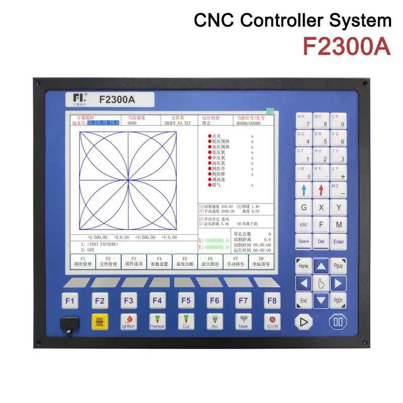 HighQuality Control 2Axis Controller System F2300A For Flame And CNC Plasma Cutting Machine