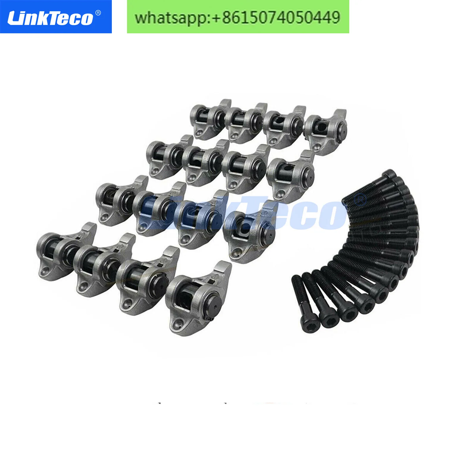 LS4.8 5.3 5.7 6.0 LS2 LS1 Rocker Arm with Upgrade Trunnion Kit for GM 6 5.3 5.7 LS1 LS1