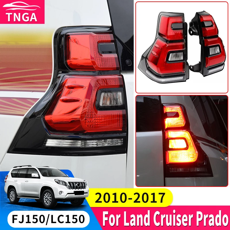 For Toyota Land Cruiser Prado 150 2010-2017 upgraded 2018-2023 Style Taillight Assembly LC150 Exterior Modification Accessories