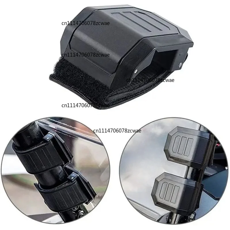 For Polaris Ranger RZR, Can Am Maverick X3 Windshield Fixed Clamps Straps QM-UTV Windshield Adjustable Mounting Clamp Kit