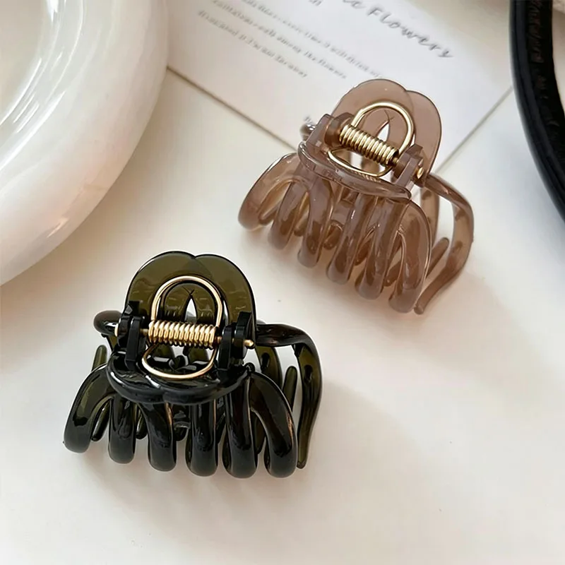 Elegante, hochwertige, solide kleine Kürbis-Haarspange für Damen und Mädchen, süße Haarspange, Haarklammer, modische Haaraccessoires – Detail 5