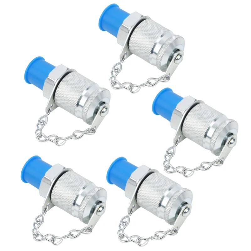 

5Pcs Hydraulic Testing Adapter Thread Test Coupling Connectors Pressure Measuring PT/PPTNPT1/4