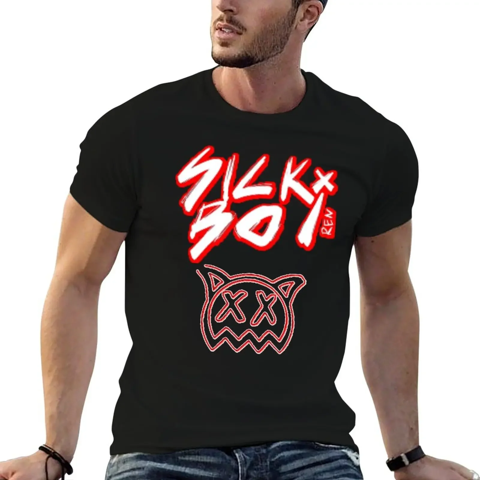 

Ren Sick Boi T-Shirt graphic t shirts anime tshirt rapper graphic tees fitted t shirts for men