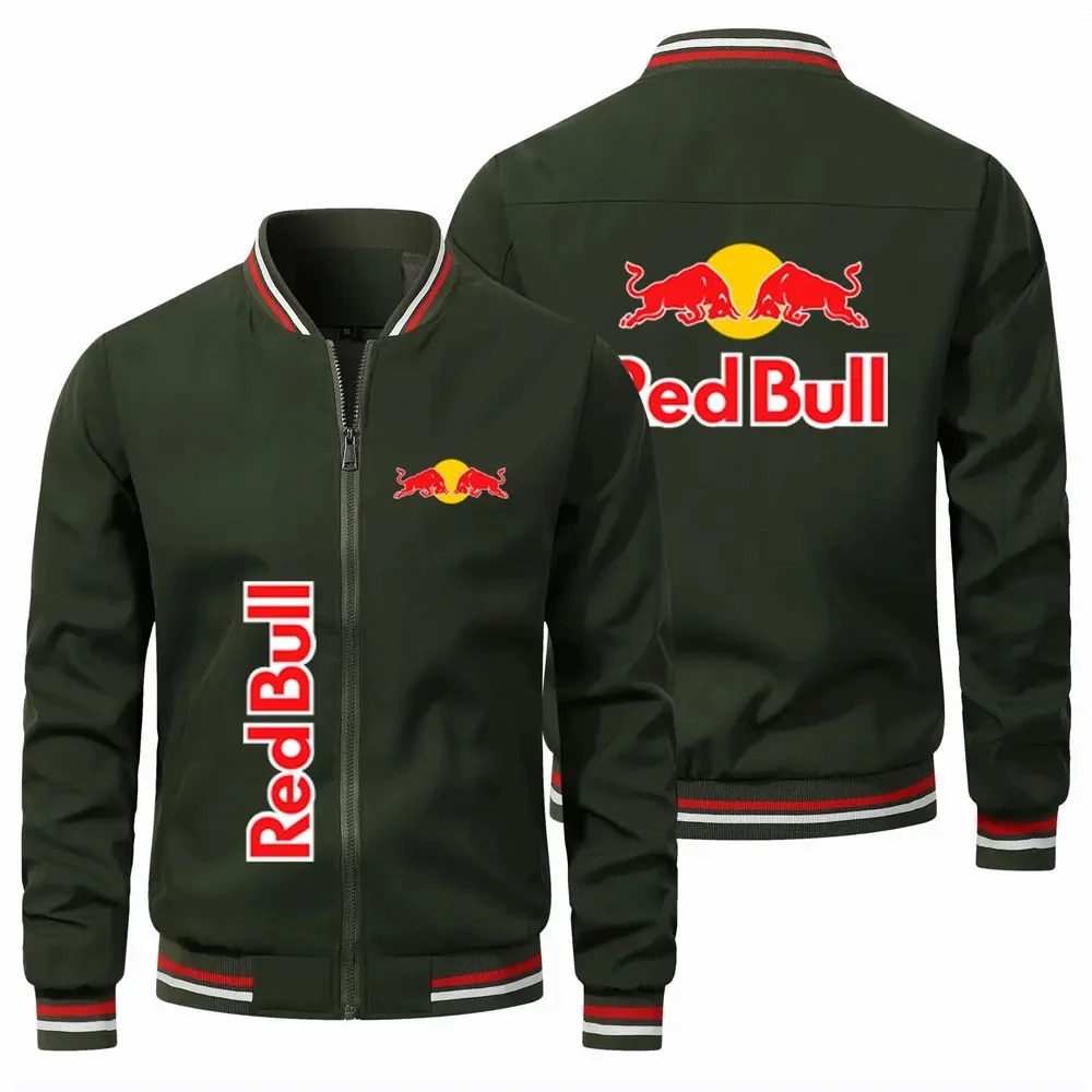 Red Bull 2025 Nowa męska i damska kurtka wyścigowa Red Bull Outdoor Sports Jacket Wiosna i jesień Moda Wysokiej jakości kurtka