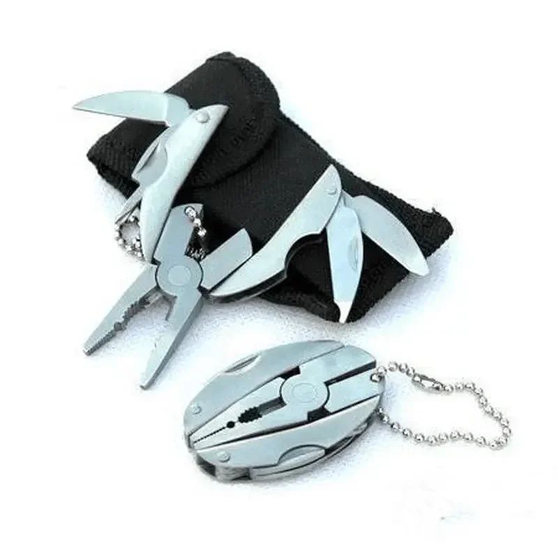 

Portable Stainless Steel Keychain, Includes Knife, Screwdriver and Keychain
