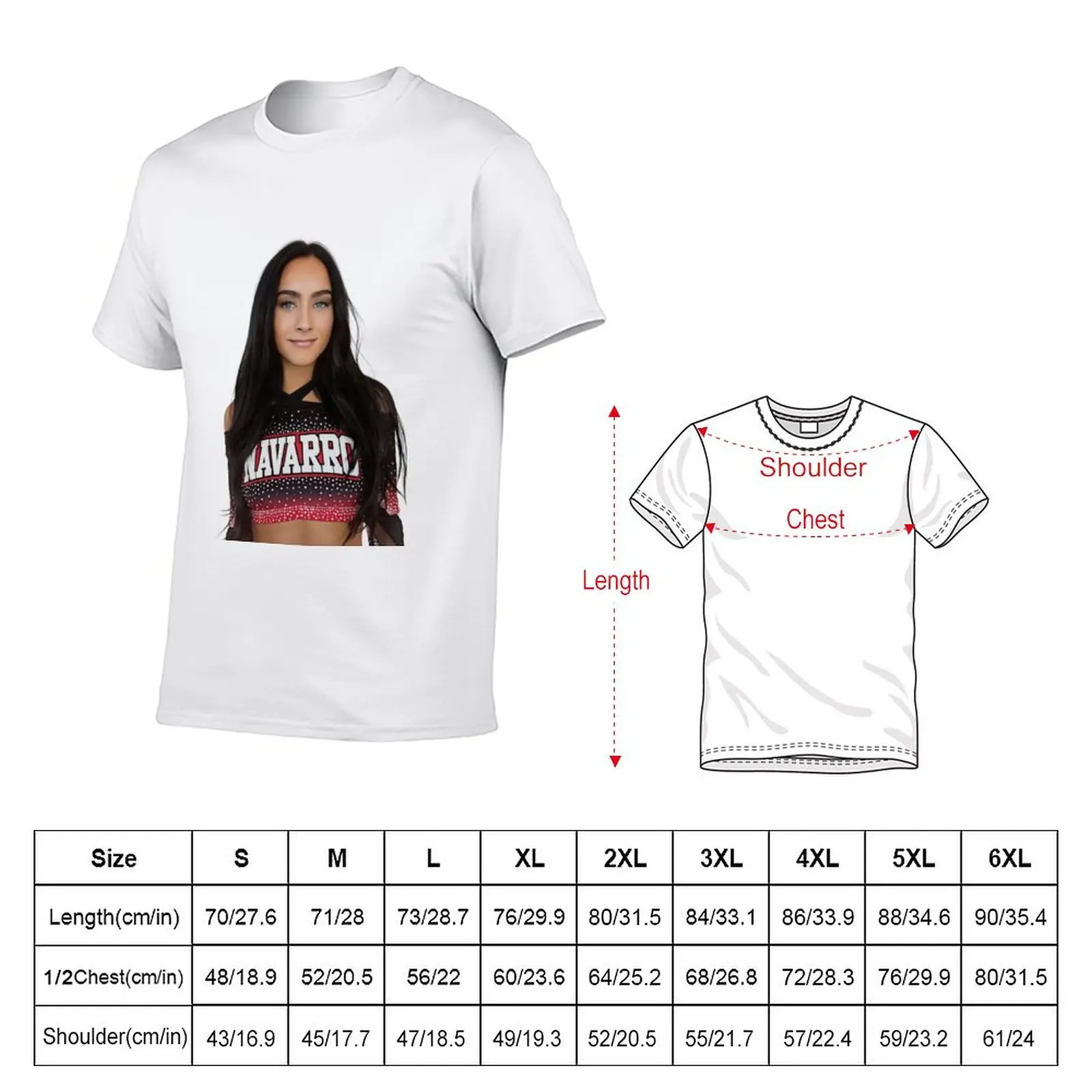 Gabi Butler from Navarro Cheer Team T-Shirt vintage customizeds summer clothes t shirts for men pack