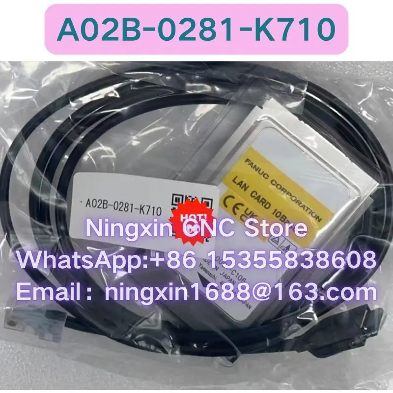 New Original A02B-0281-K710/A15B-0001-C106 Fanuc Original Servo Adjustment Card Ethernet Card