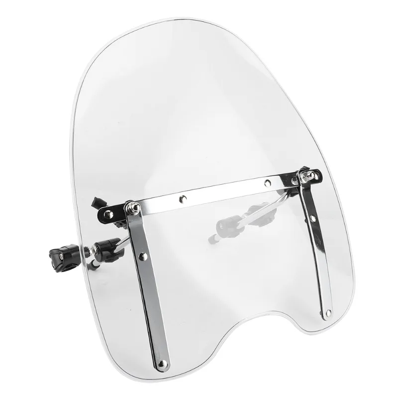 

Universal Motorcycle Windshield Windscreen - 22-25mm Handlebar Mounting, Fit for Honda, Transparent, Durable Bike Accessory