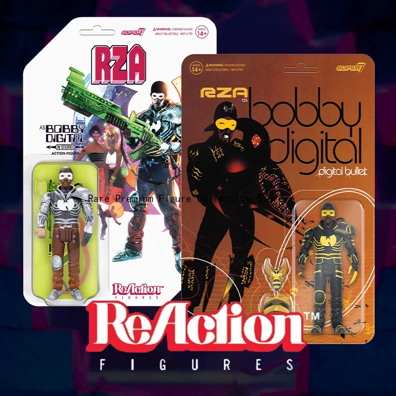 

Цифровая шарнирная фигурка Super7 в стиле хип-хоп RZA 1 Bobby — Коллекционная модная игрушка для любителей рэп-музыки