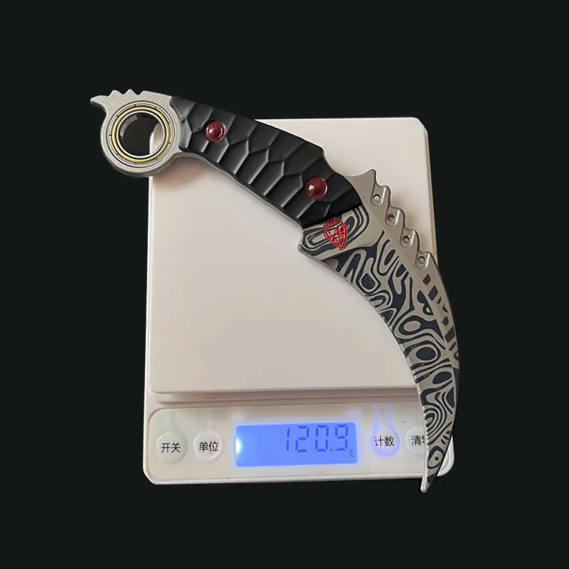 18センチメートル ‌ アリーナブレイクアウト: インフィニット ‌   三日月爪ゲーム武器レプリカ回転グッズデスク装飾ギフトおもちゃ