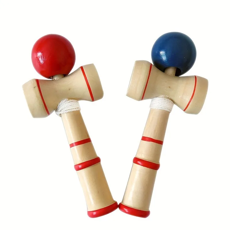 Wooden Toys, Classical Traditional Toys, Jade Sword Balls, Popular Indoor and Outdoor Adult Fun Balance Toys, Skill Balls