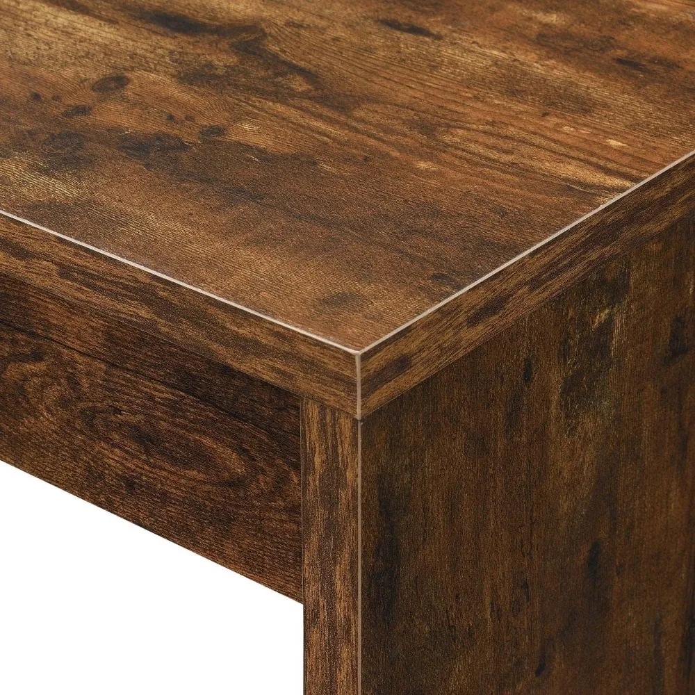 Mesa De Console De Mármore Para Mesa De Café, Clientes De Conveniência, 15,5 em D x 48 em W x 28 em H