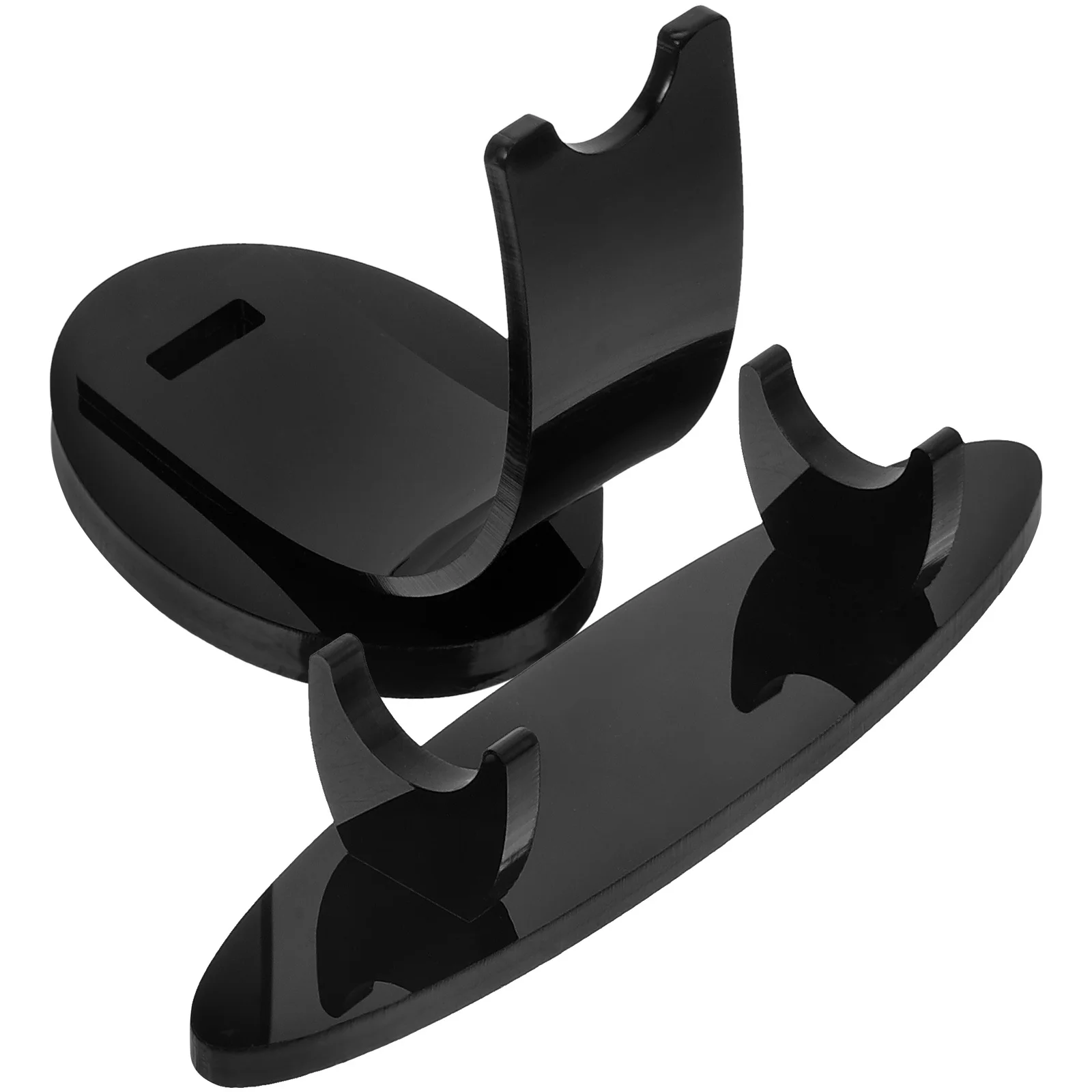 2 個のアクリルディスプレイホルダーメイクブラシ収納スタンドデスクオーガナイザーラックペン収納ホルダーペンディスプレイスタンド