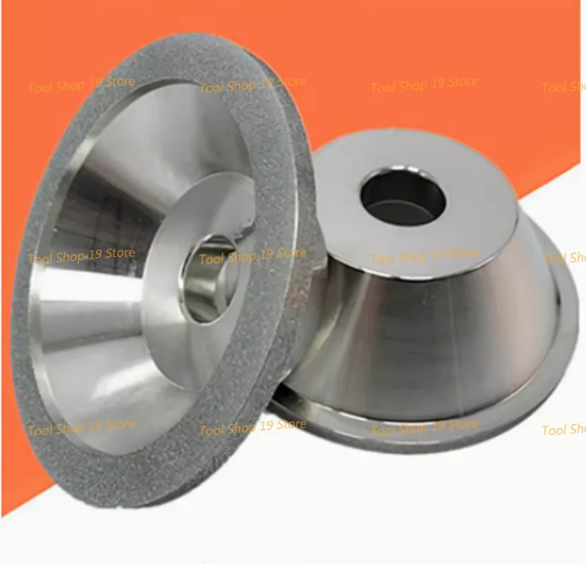 100mm Diamond Grinding Abrasive Wheel P100 - P600 Bowl-shaped CNC Knife Carbide Metal Tungsten Steel Milling Cutter