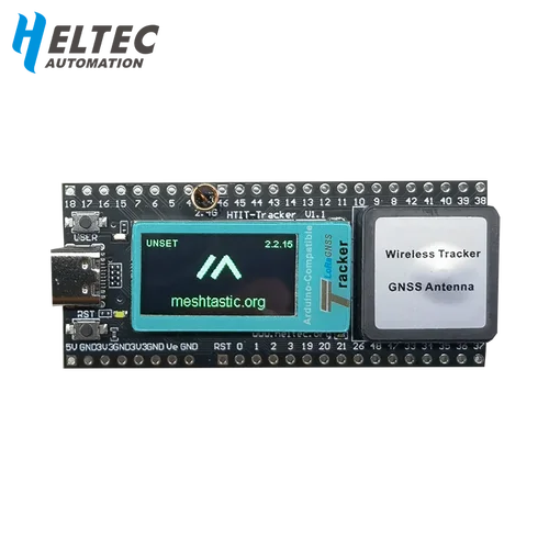 Imagen 2 del producto Rastreador Inalámbrico Heltec ESP32-S3 LoRa SX1262 GPS GNSS Meshtastic Meshcore Node 868MHz 915MHz con Pantalla TFT, Kit WiFi y Bluetooth