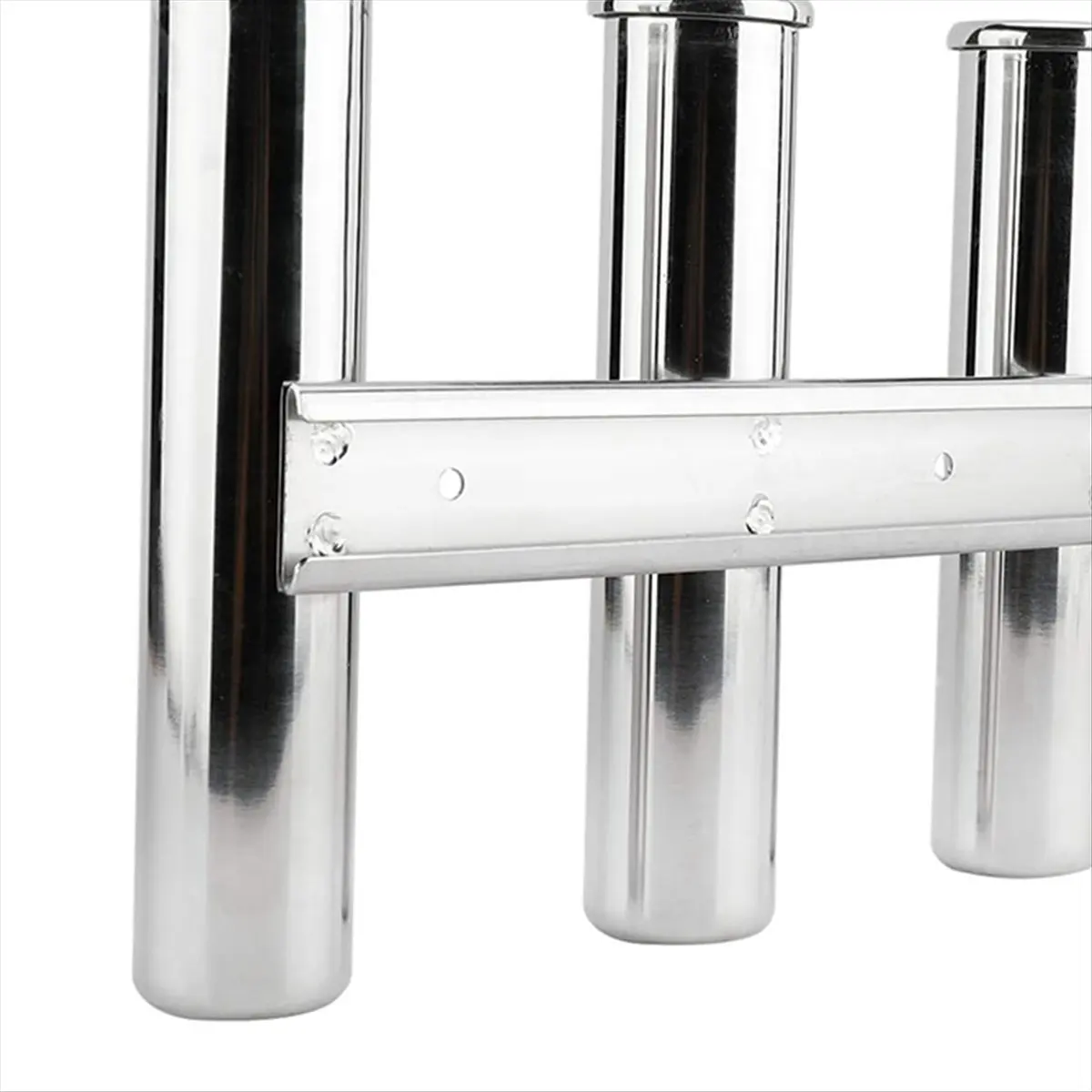 

Fishing Rod Holder 316 Stainless Steel Fishing Rod Rack 5Tube Mirror Finish for Marine Boat Yacht