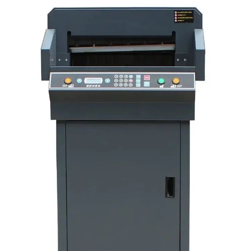 サーボ制御機械は印刷前に紙シートをカットします。ヘビーデューティー紙切断機920MM油圧式ペーパーギロチンカッター