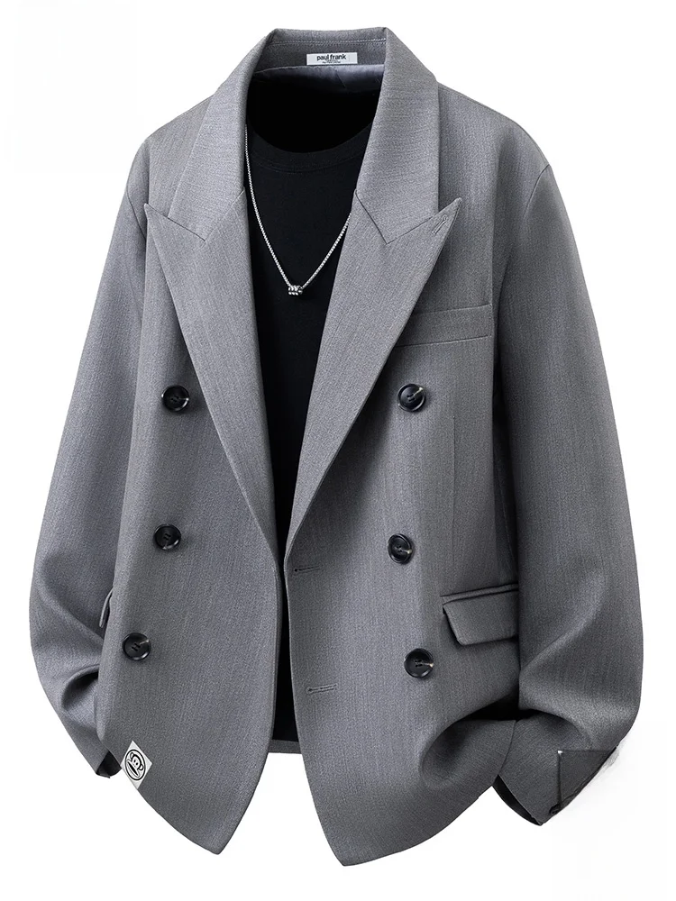 

Мужской повседневный костюм Paul Frank Simplici с двойным рядом пуговиц, осенний, премиум-класса, из полиэстера и спандекса