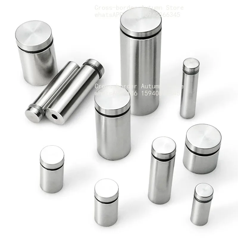 Stainless Steel Glass Fasteners Advertising Board Fixed Nails Durable Spacer Holder Billboard Fixing Screws Standoffs