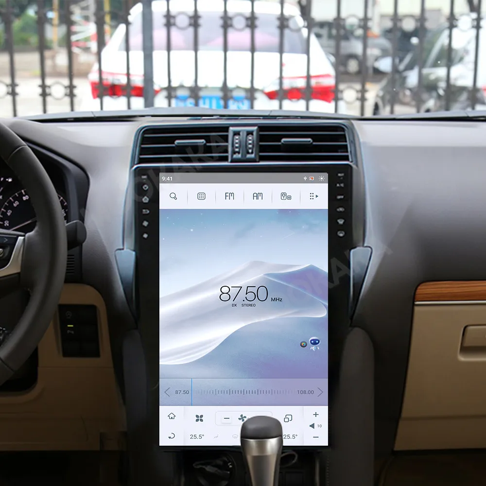 16 Inch Car Multimedia Player Android Screen For Toyota Prado 2018 2019 2020 Car Radio GPS Navigation CarPlay Auto Head Unit