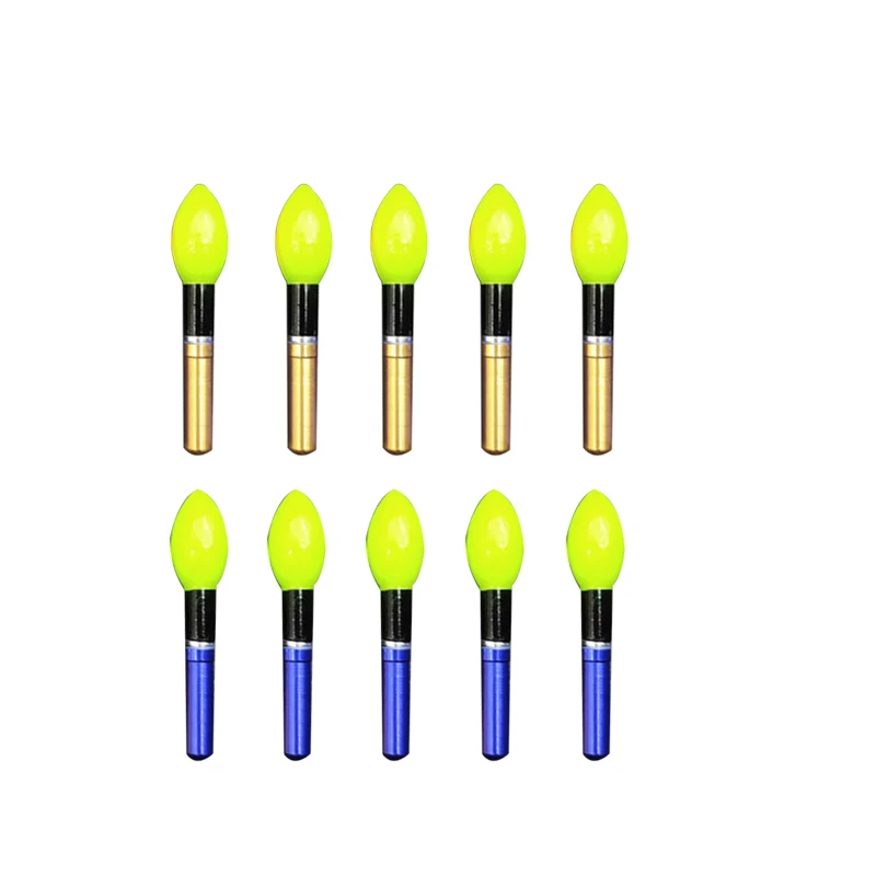 10pcs/lot Light Stick Green/Red/Orange Lightstick Suit For CR322 LED Luminous Float Tool Night Fishing Bobber Accessory A331